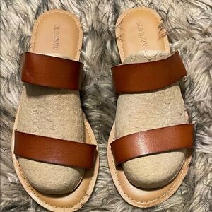 Old Navy Women's Tan and Brown Sandals